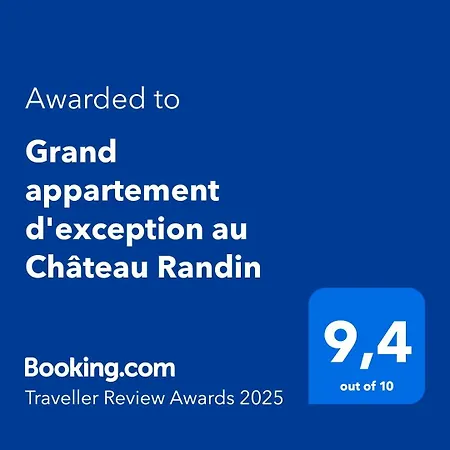 Grand D'exception Au Château Randin Appartement *